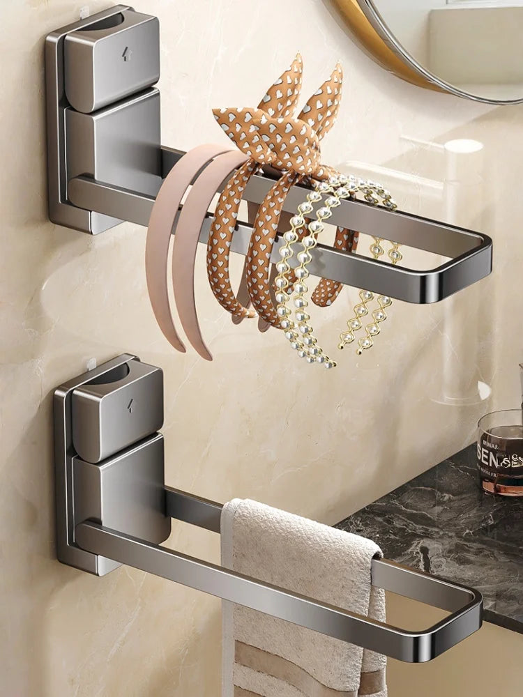 Detachable Swing-Out Wall Towel Rack | Space-Saving Bar