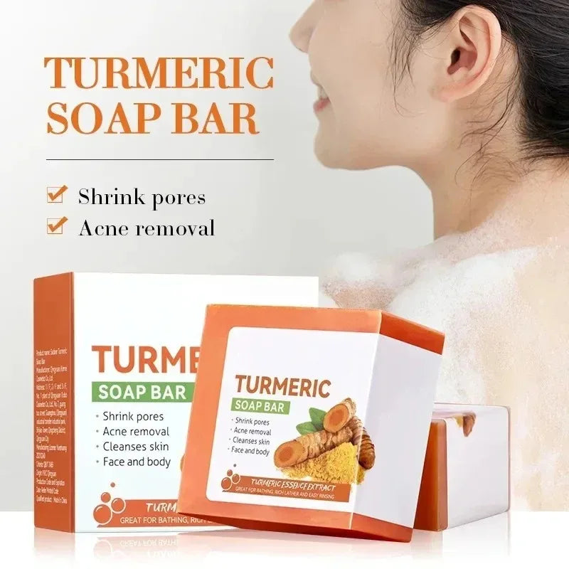 REAROYA Handmade Turmeric Brightening Soap 100g Peaceful Pleasures Health and Wellness