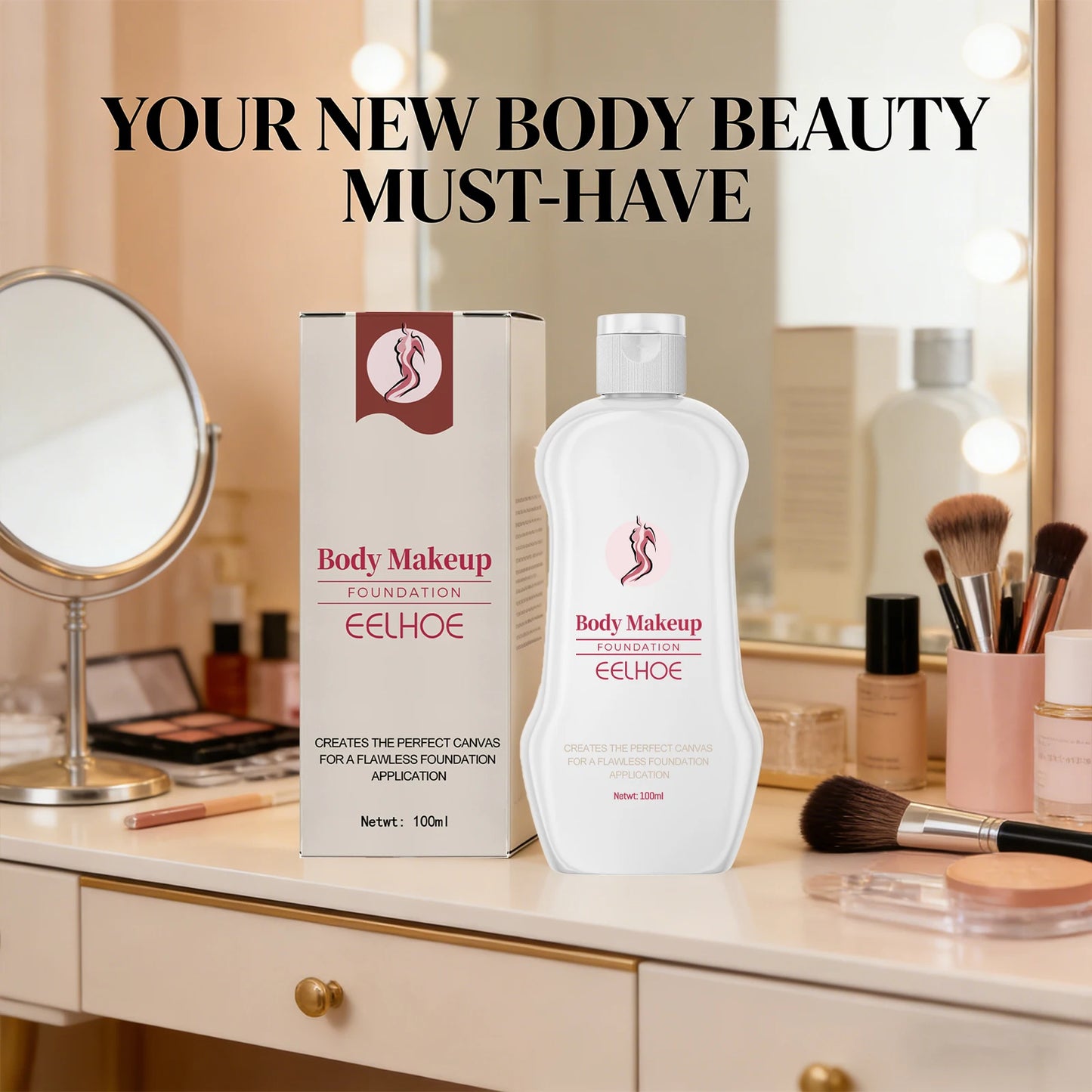 Eelhoe Body Makeup Foundation ﻿soothing Skin Covering Blemishe Refreshing Daily Makeup Liquid Foundation Moisturizing Concealer Peaceful Pleasures Health and Wellness