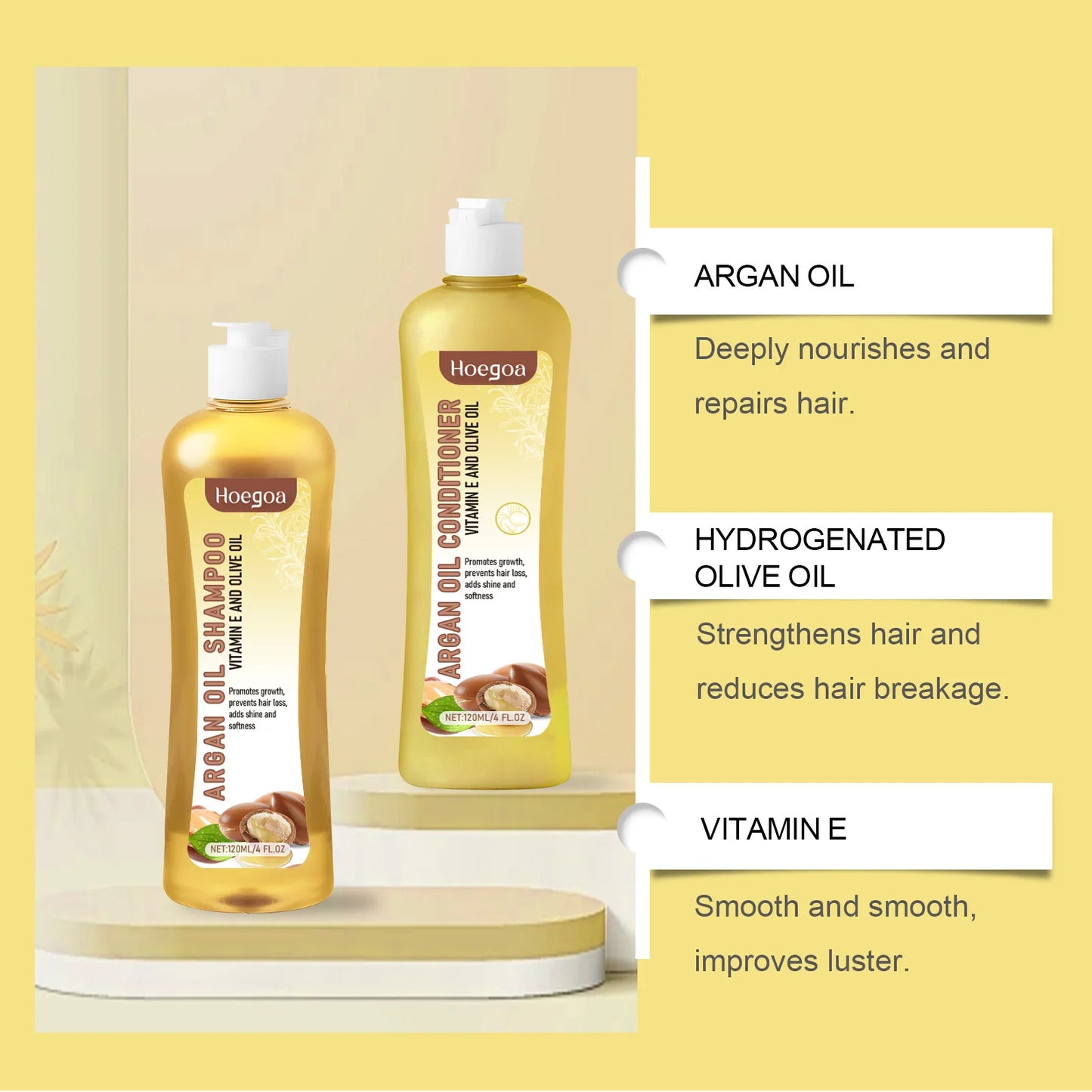 Hair Growth Shampoo Conditioner Set Repairing Strengthen Root Deep Nourish Anti Frizzy Dry Hair Oil Control Smoothing Hair Care Peaceful Pleasures Health and Wellness