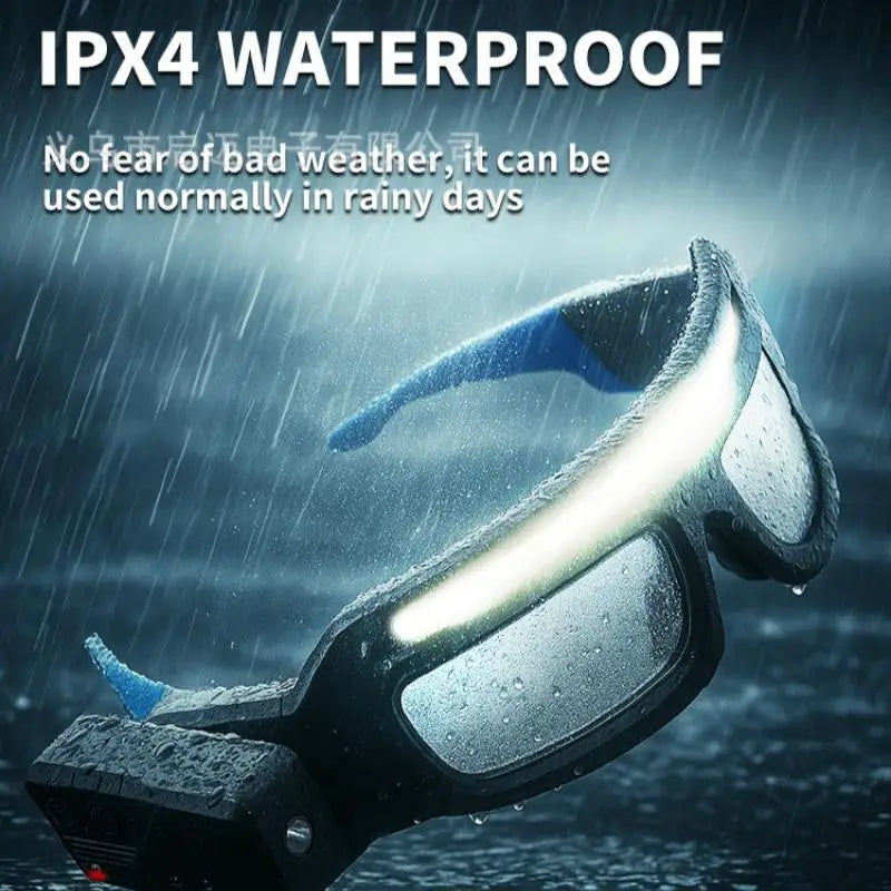 SHINEKNOT Glasses LED Headlamp | Type-C Rechargeable Bike Light