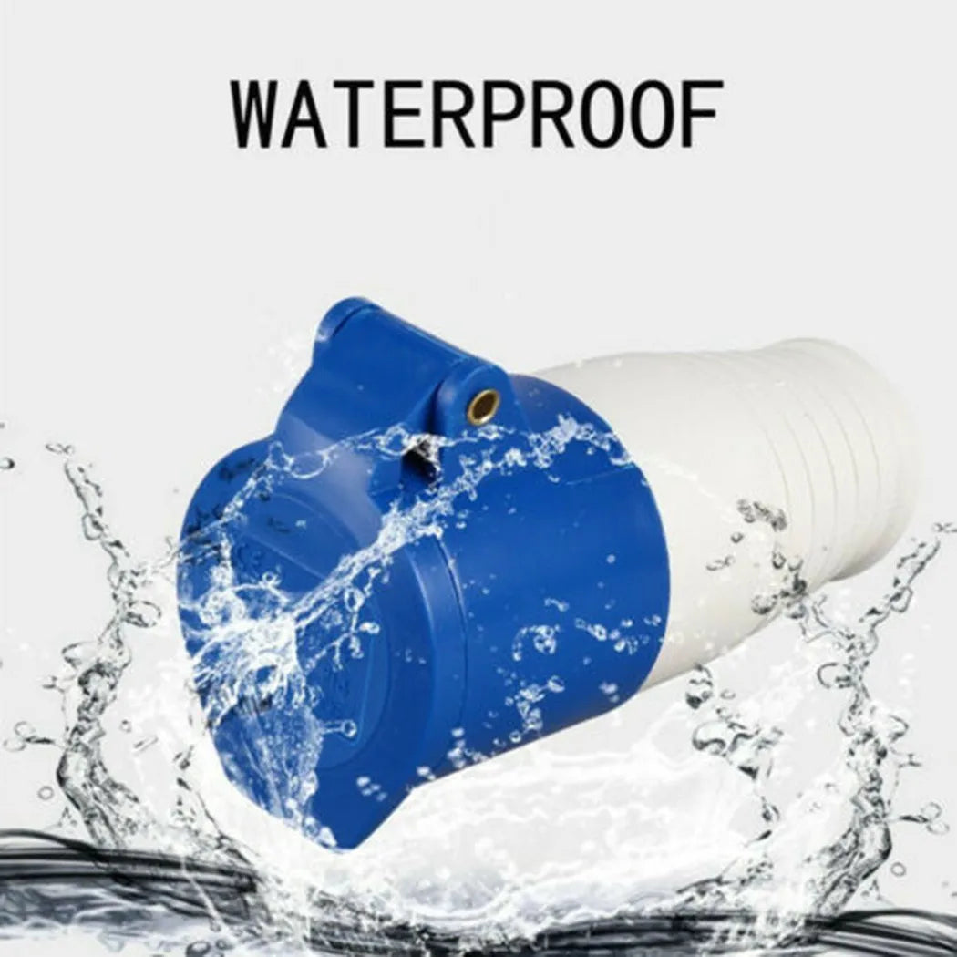 240V 16A 3 Pin Industrial Waterproof Plugs Socket Male Female IP44 2P