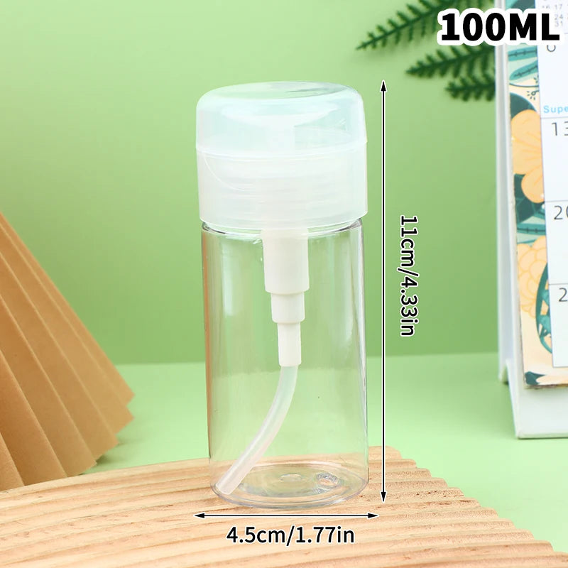 Refillable Press Pump Dispenser Bottle 100–300ml | Makeup
