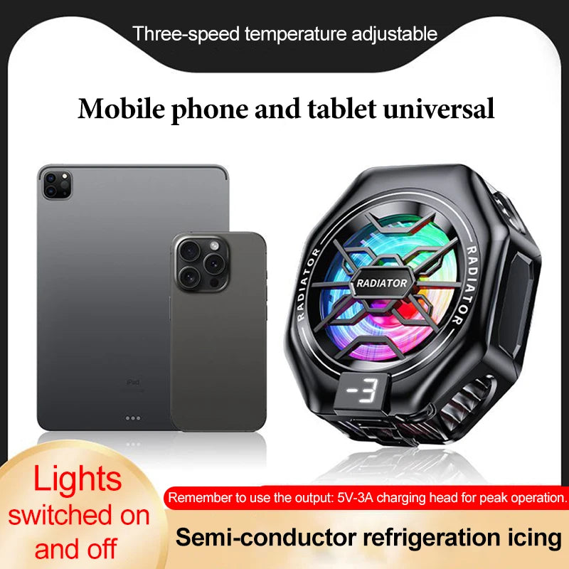 Black Shark Cooler For Cell Phone Cooling Fan Mobile Cooler Games Fan Cooling For Phone Accessories Cooler Phone Gaming Portable Peaceful Pleasures Health and Wellness