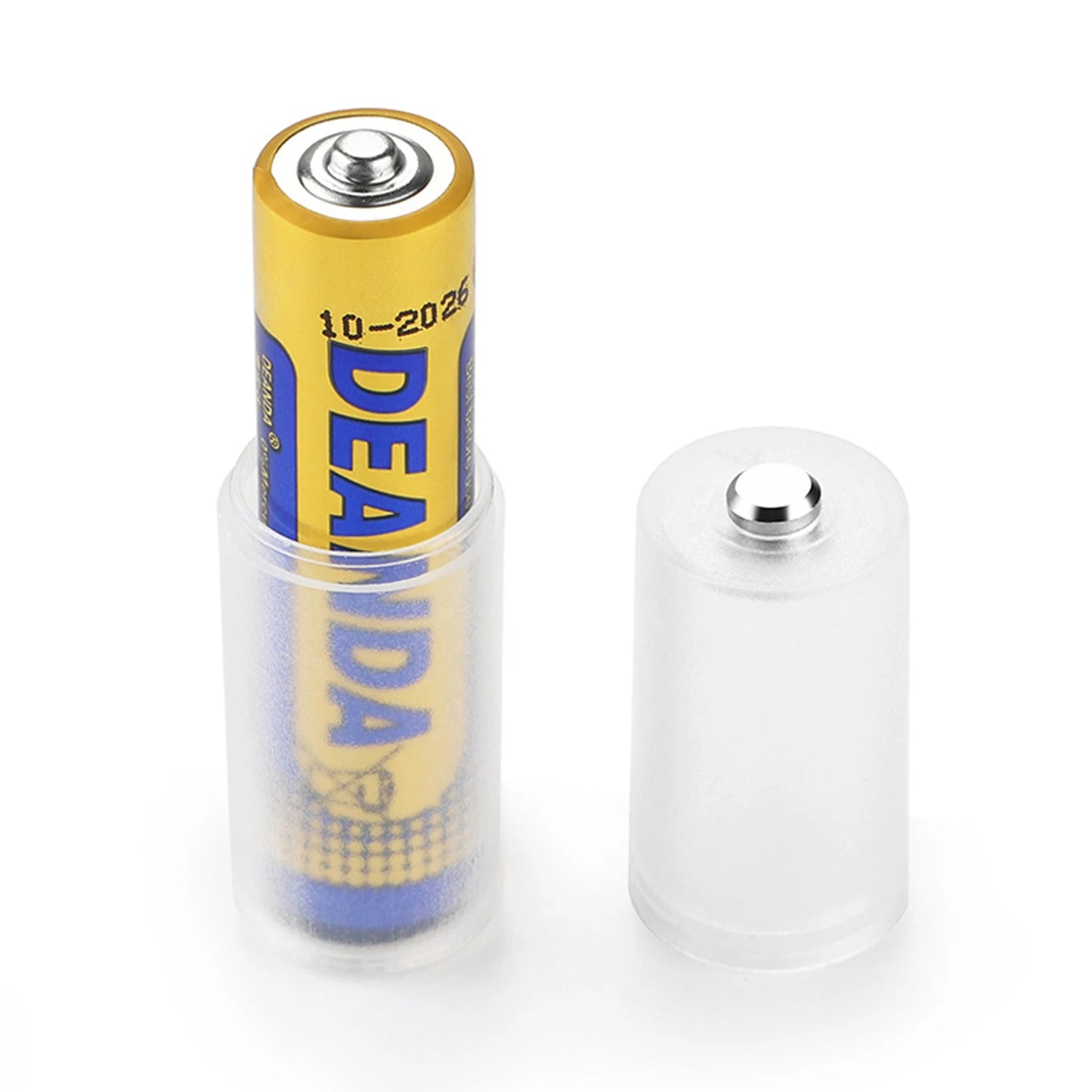 4pcs AAA To AA Size Battery Converter Adapter Batteries Holder Durable Case Switcher Peaceful Pleasures Health and Wellness