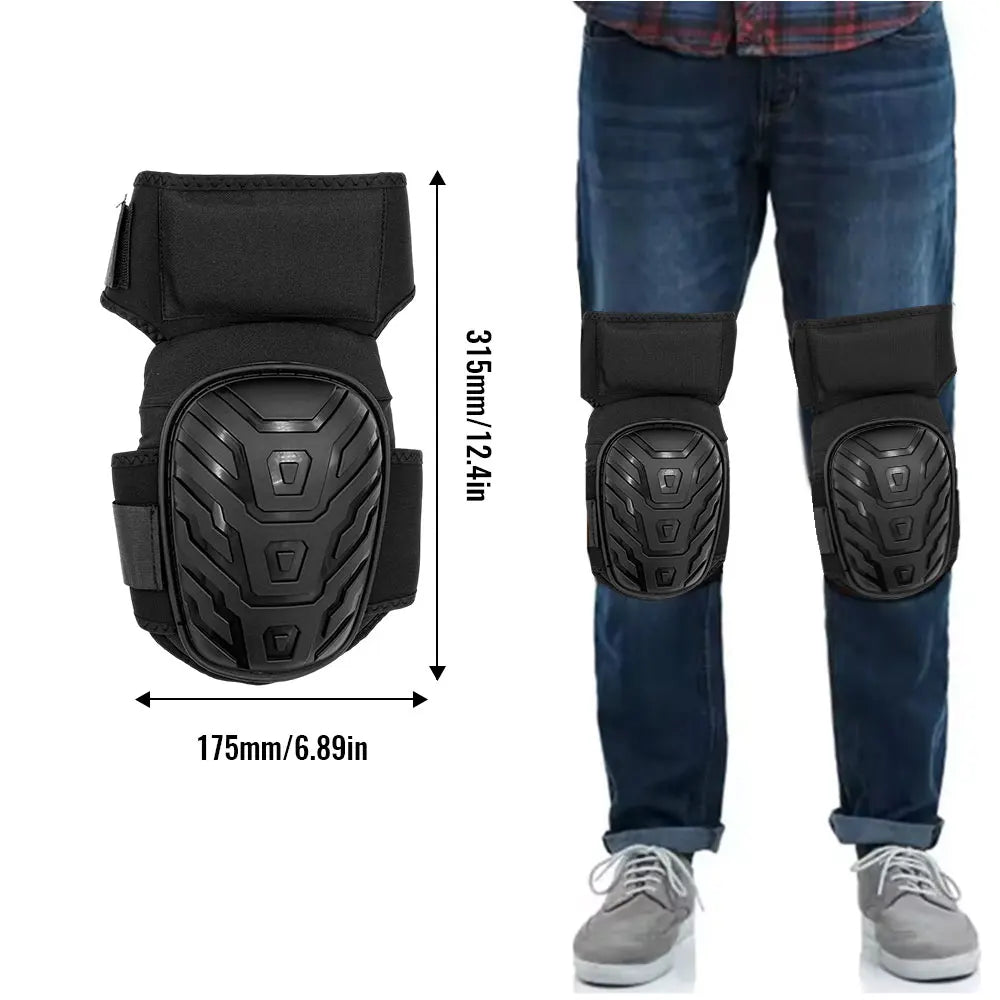 New Professional Heavy Duty EVA Foam Padding Knee Pads with Comfortable Gel Cushion and Adjustable Straps for Working, Gardning Peaceful Pleasures Health and Wellness