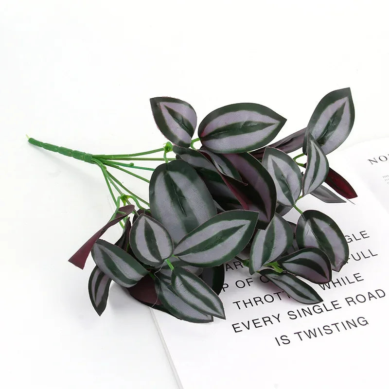 Artificial Silk Taro & Dieffenbachia Leaf Plant – Home Decor
