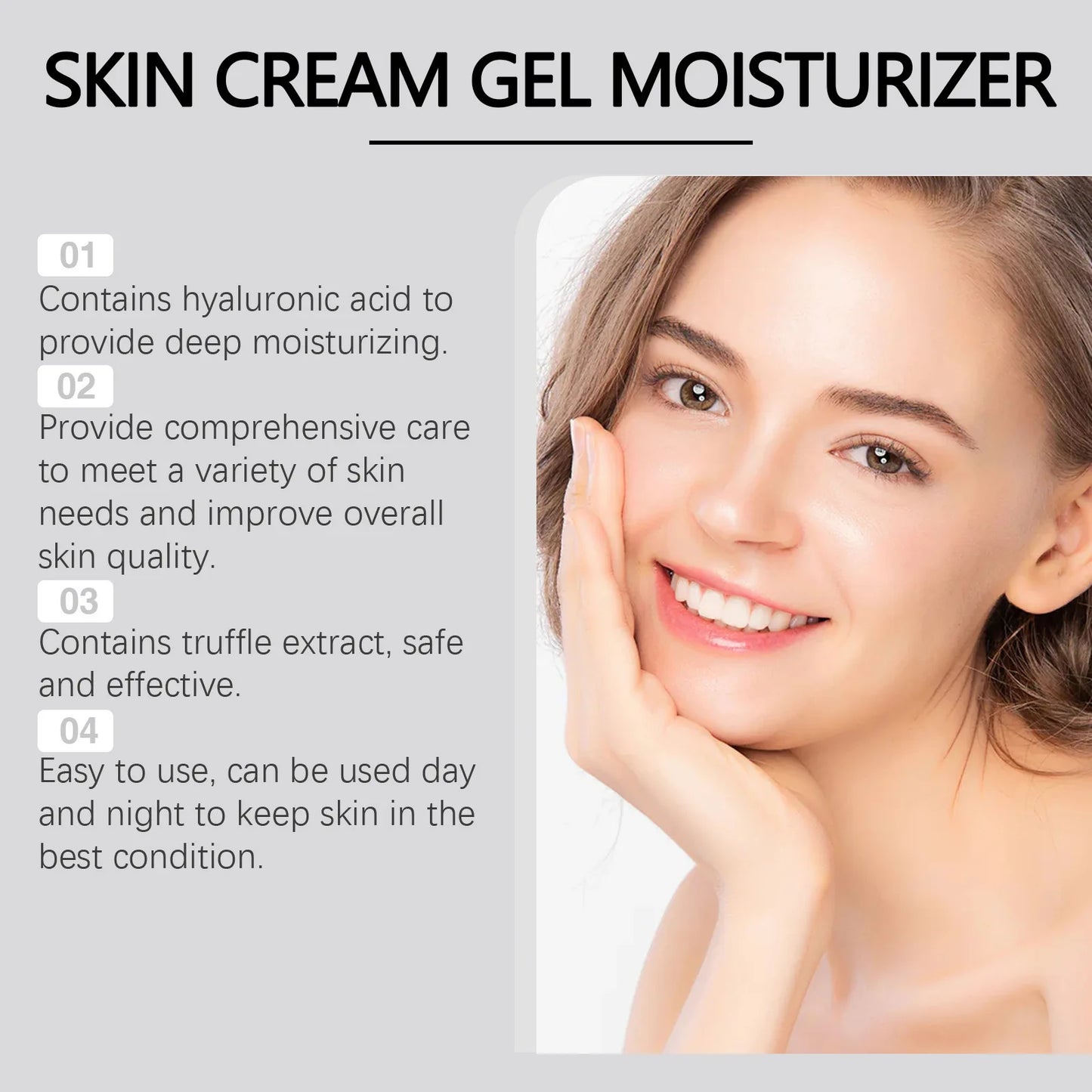 White Truffle Serum Face Cream – Hydrate, Brighten & Firm