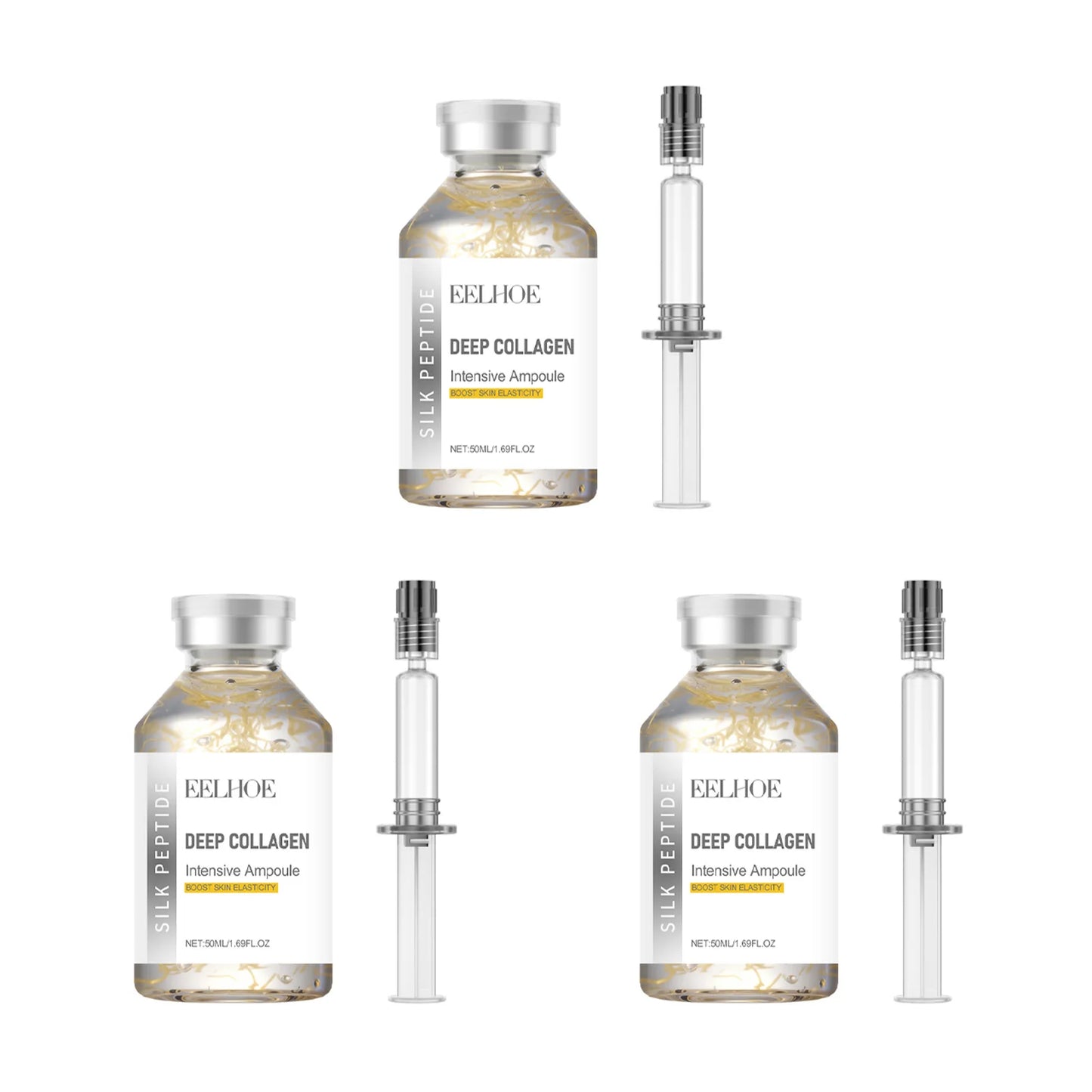 Silk Peptide Lifting Ampoule Serum – Anti-Aging & Firming Peaceful Pleasures Health and Wellness 3pcs