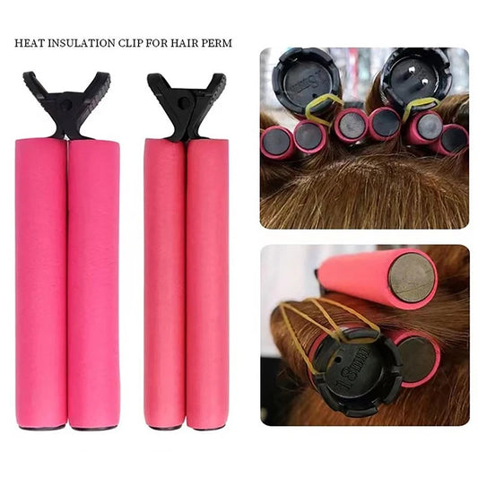 12-Piece Heatless Perm Hair Rollers & Insulation Clips Set Hair Roller Clips Peaceful Pleasures Health and Wellness Default Title