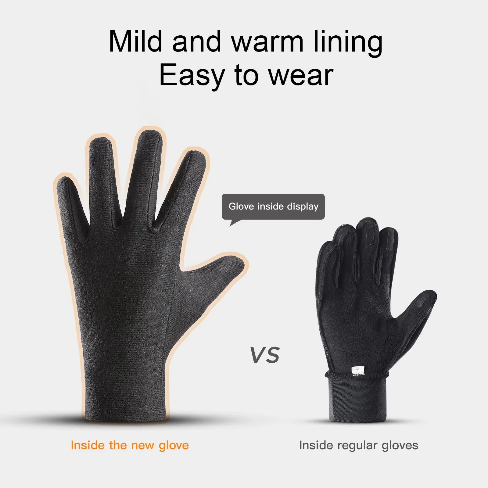 Autumn Winter Outdoor Cycling Gloves for Men Women Touchscreen Thermal Windproof Waterproof Anti-Slip Skiing Hiking Sports Glove Peaceful Pleasures Health and Wellness