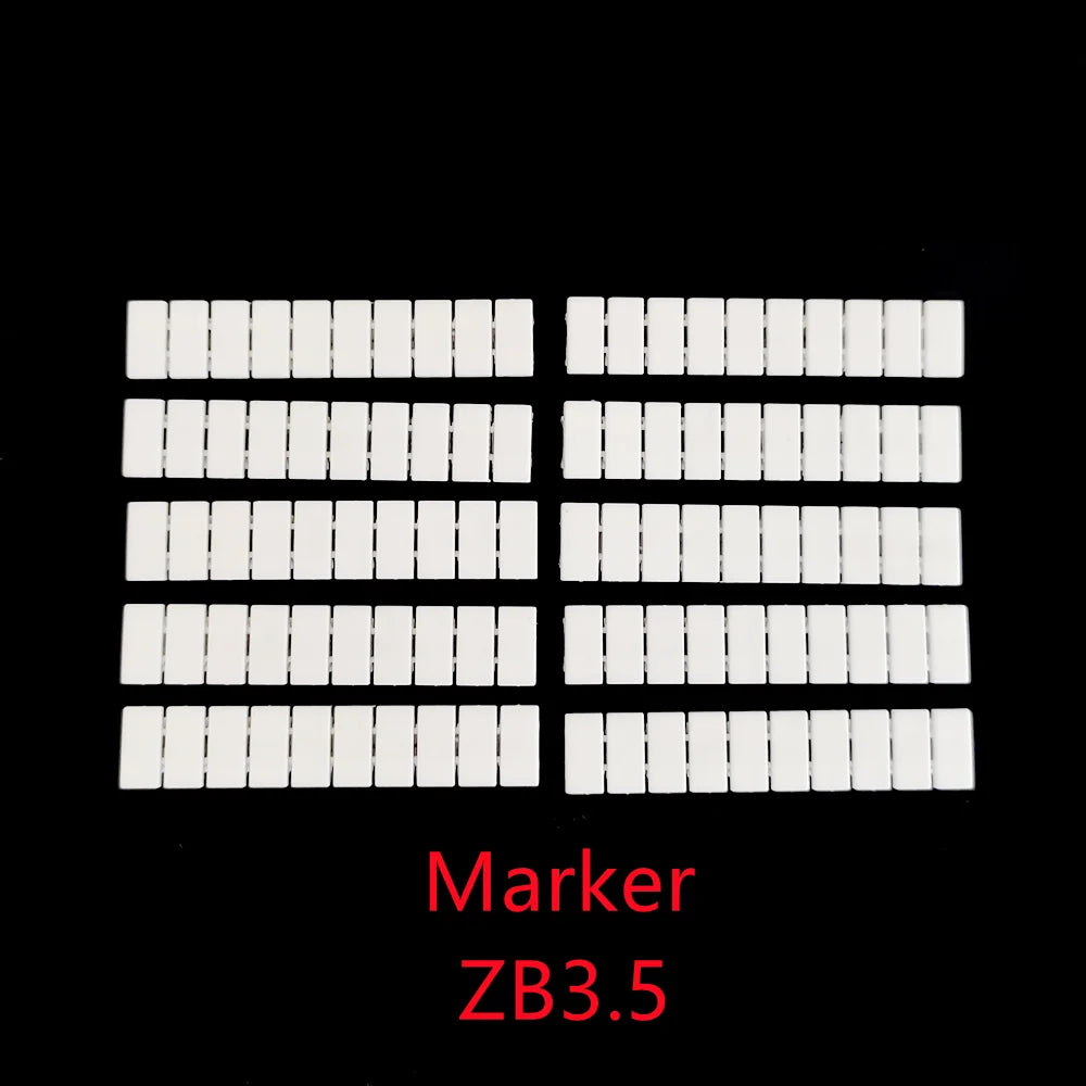 10PCS PT1.5 Screw Free Terminal Block 1.5mm² Wire Quick Push-In Din Rail Terminal Electrical Connector Peaceful Pleasures Health and Wellness ZB3.5 Blank