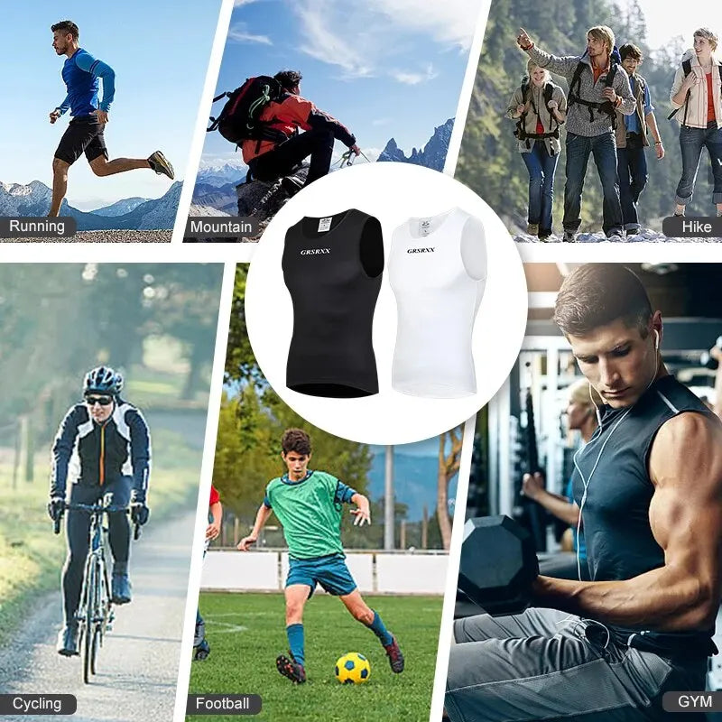 Winter Fleece Cycling Vest – Thermal Base Layer Men & Women