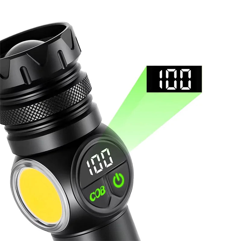 Mikenoon LED Tactical Flashlight | USB Rechargeable Waterproof
