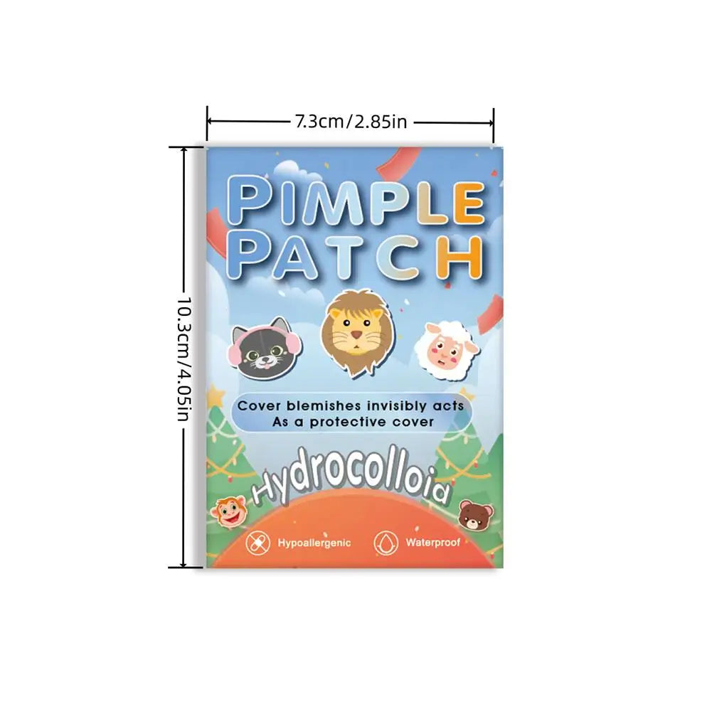 Cartoon Hydrocolloid Acne Patches – 600pc Invisible Blemish Stickers Hydrocolloid Acne Patch Peaceful Pleasures Health and Wellness