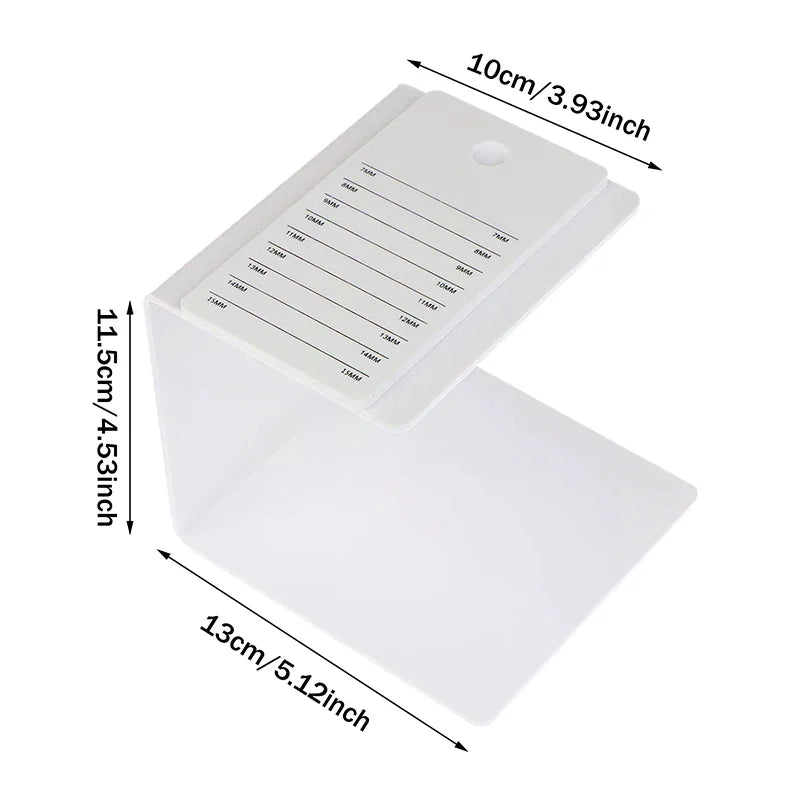 Eyelash Pillow Console Eyelash Extension Stand Tool Professional Reusable Convenient Portable Console Eyelash Pad Glue Holder Peaceful Pleasures Health and Wellness