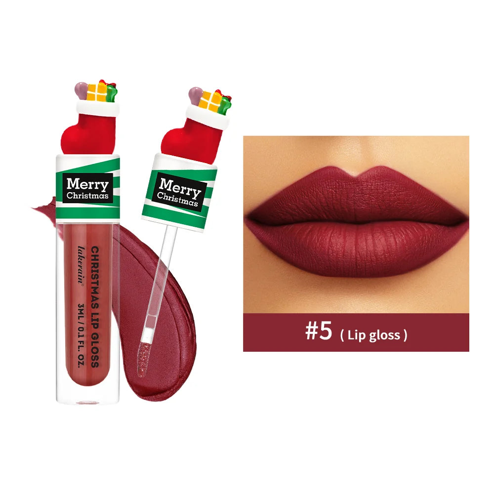 Christmas Lip Gloss Set 6 Colors – Moisturizing Jelly Tint Gift Lip Gloss Set Peaceful Pleasures Health and Wellness 5