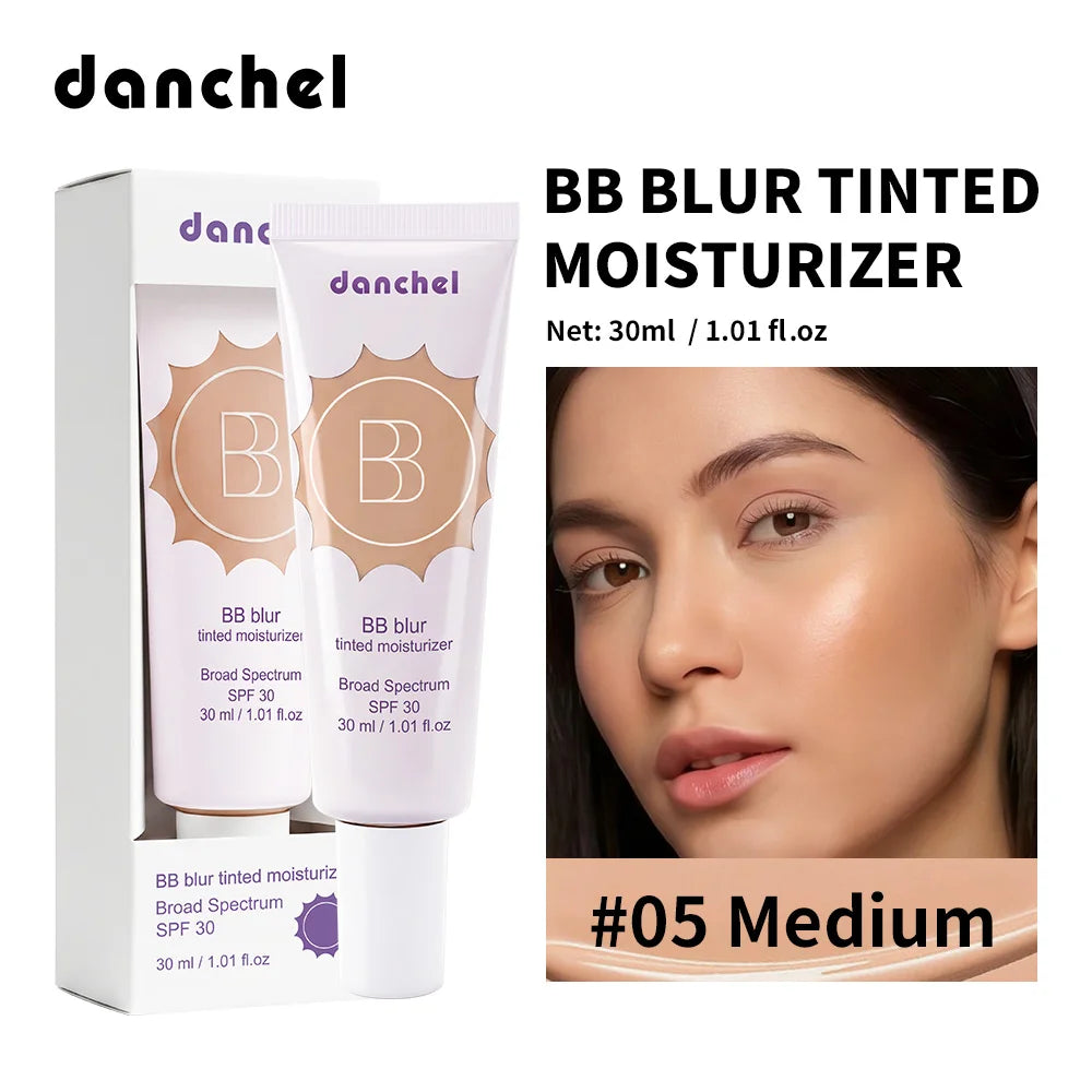 SPF30 BB Blur Tinted Moisturizer Medium Coverage Even Skin Tone Lightweight Sun Protection Face Makeup Peaceful Pleasures Health and Wellness 5Medium