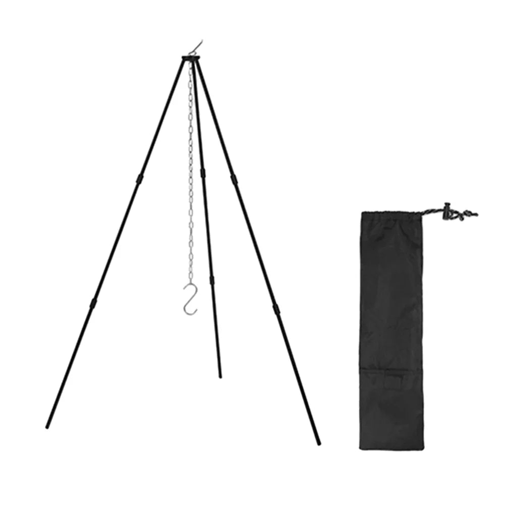 Camping Bonfire Tripod – Aluminum Alloy Detachable Stand