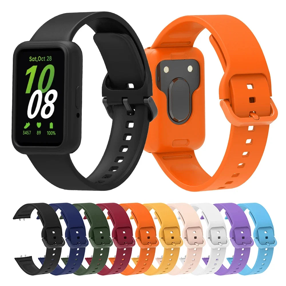 Silicone Strap & Case for Samsung Galaxy Fit 3 SM-R390 Peaceful Pleasures Health and Wellness