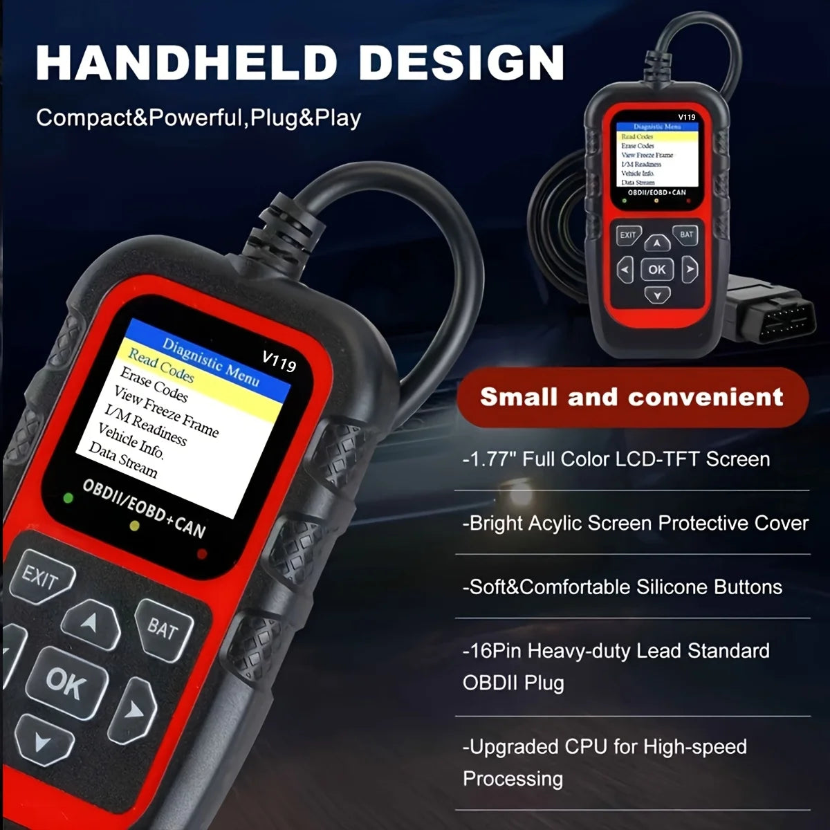 Professional Obd2 Scanner, Operated Via Usb, Provides Real-Time Diagnostic Data for Monitoring a Wide Range of Vehicle Engine Indicators, Without the Need for Batteries. Peaceful Pleasures Health and Wellness