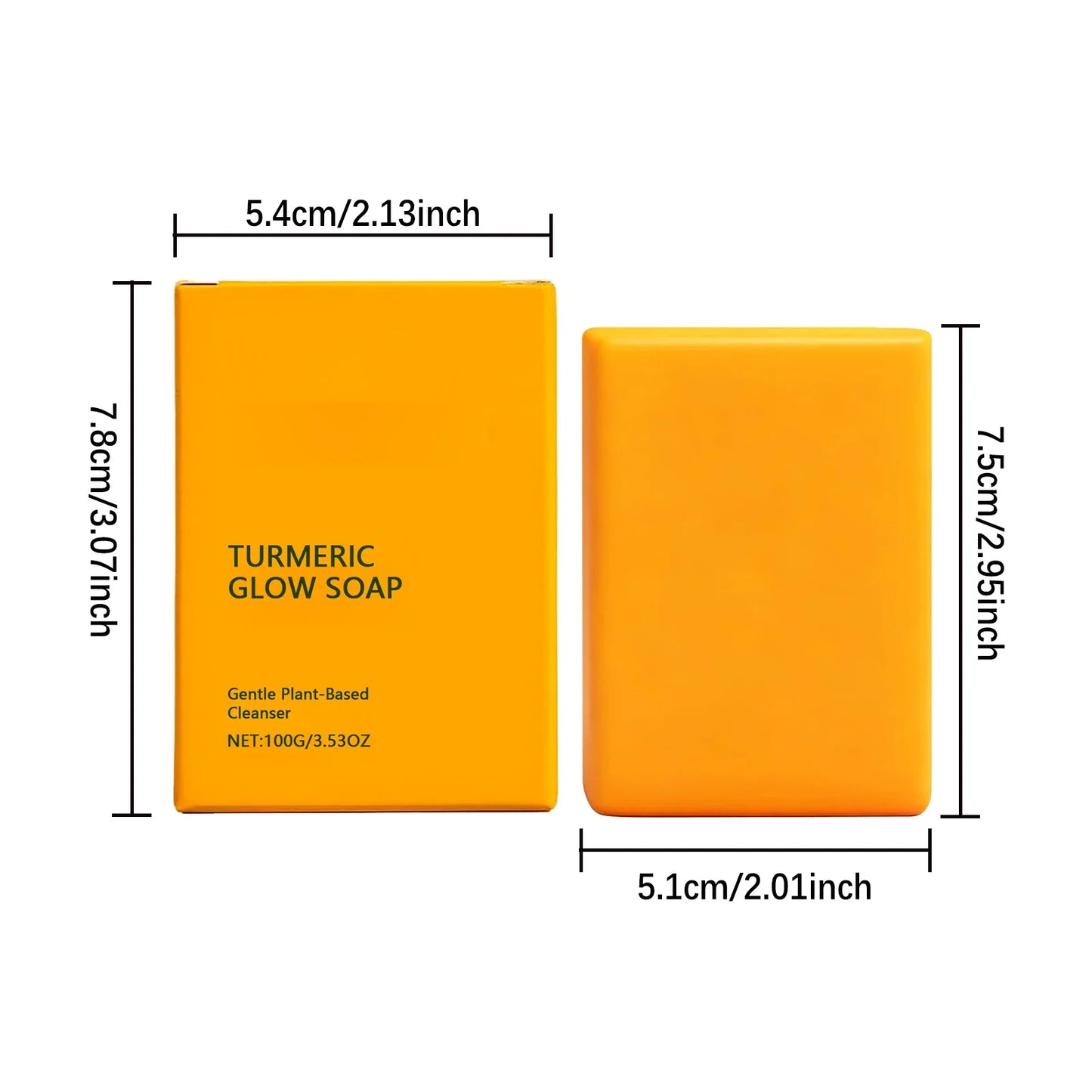 Turmeric Kojic Acid Glow Soap – Dark Spots & Brightening Bar