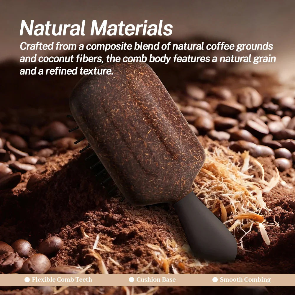 Wood Air Cushion Hair Brush & Scalp Massage Comb | Anti-Static