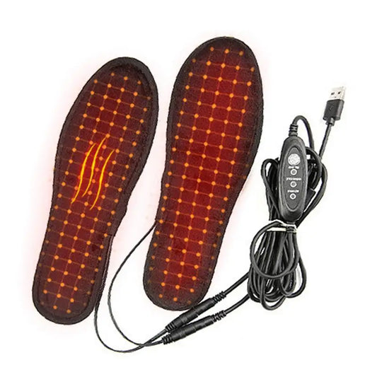 USB Rechargeable Heated Shoe Insoles with Remote Control Heated Shoe Insoles Peaceful Pleasures Health and Wellness