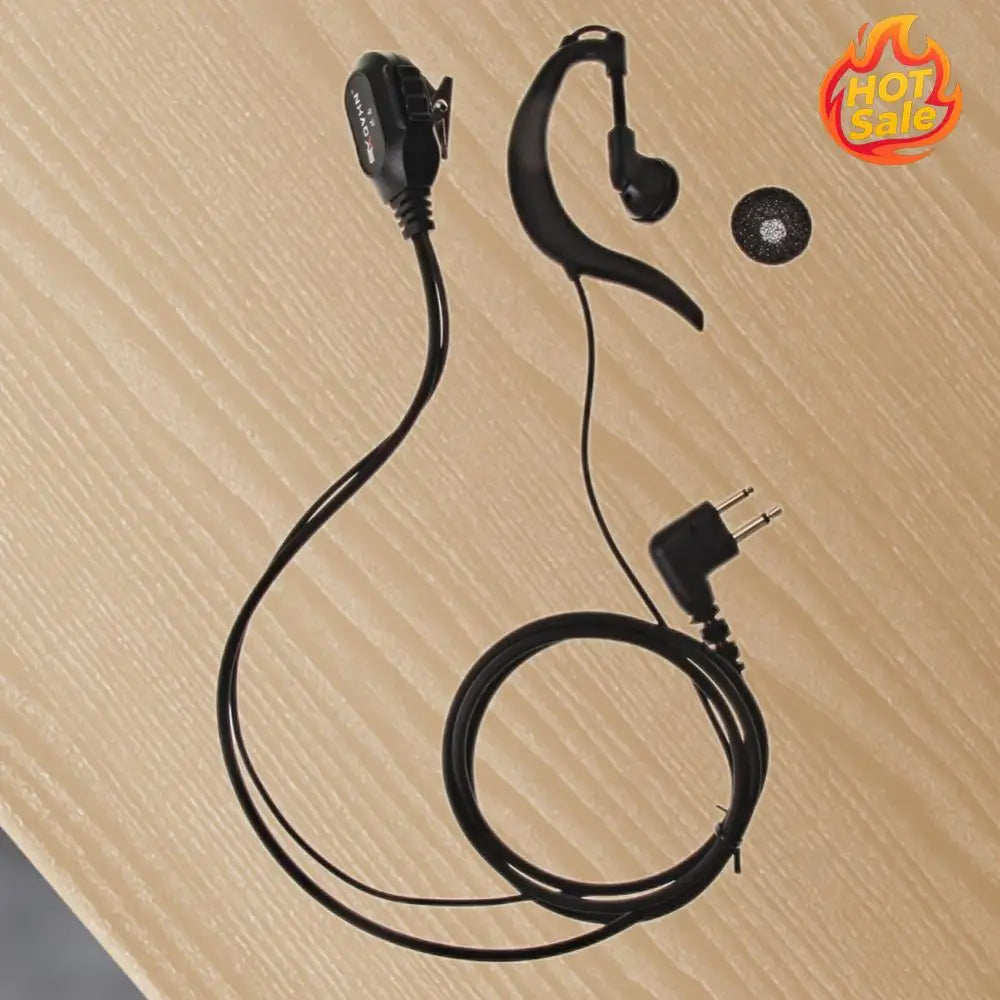 2-Pin PTT Earpiece Headset Mic for Motorola GP88 GP300 CP150