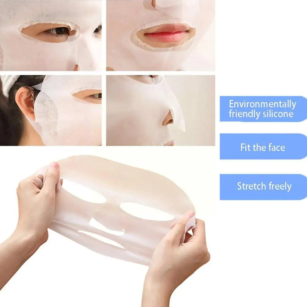 Reusable Silicone Face Mask Cover – Moisturizing & Firming