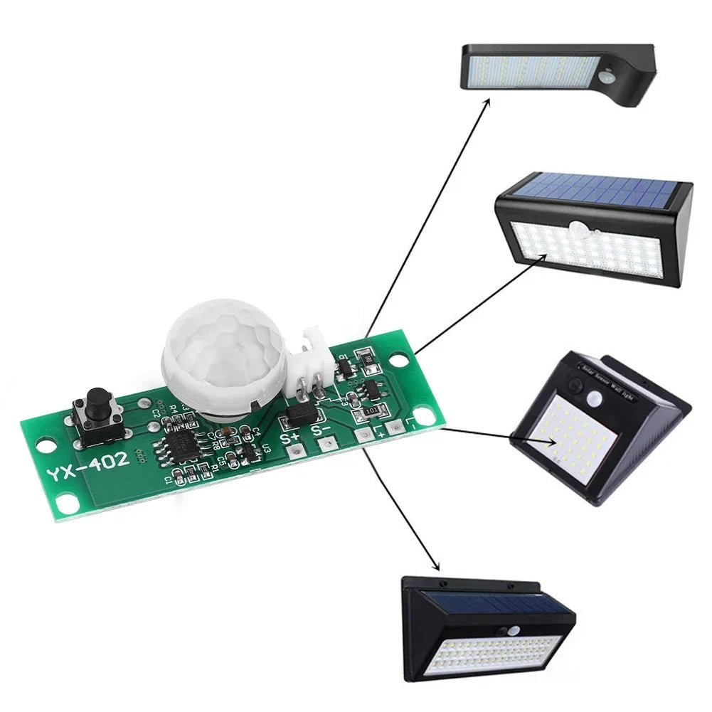 Solar Lamp Circuit Board Infrared Human Induction Wall Light Control