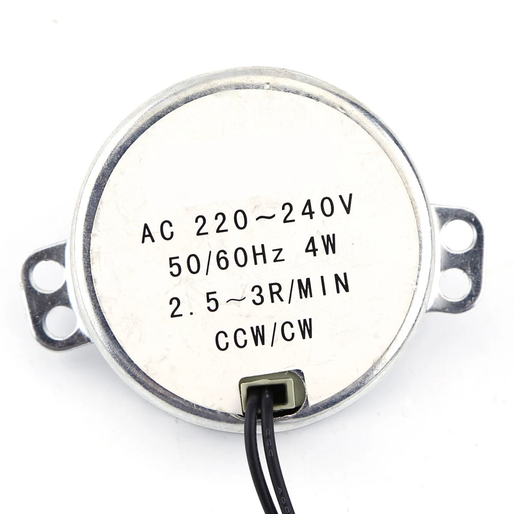 AC 220-240V 4W 50 60Hz Synchronous Motor Geared CW CCW