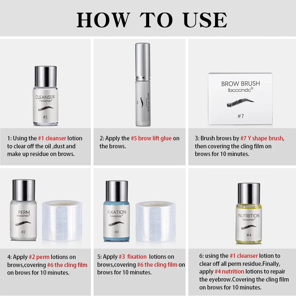 ibcccndc Brow Lamination Kit – DIY Eyebrow Perming & Shaping