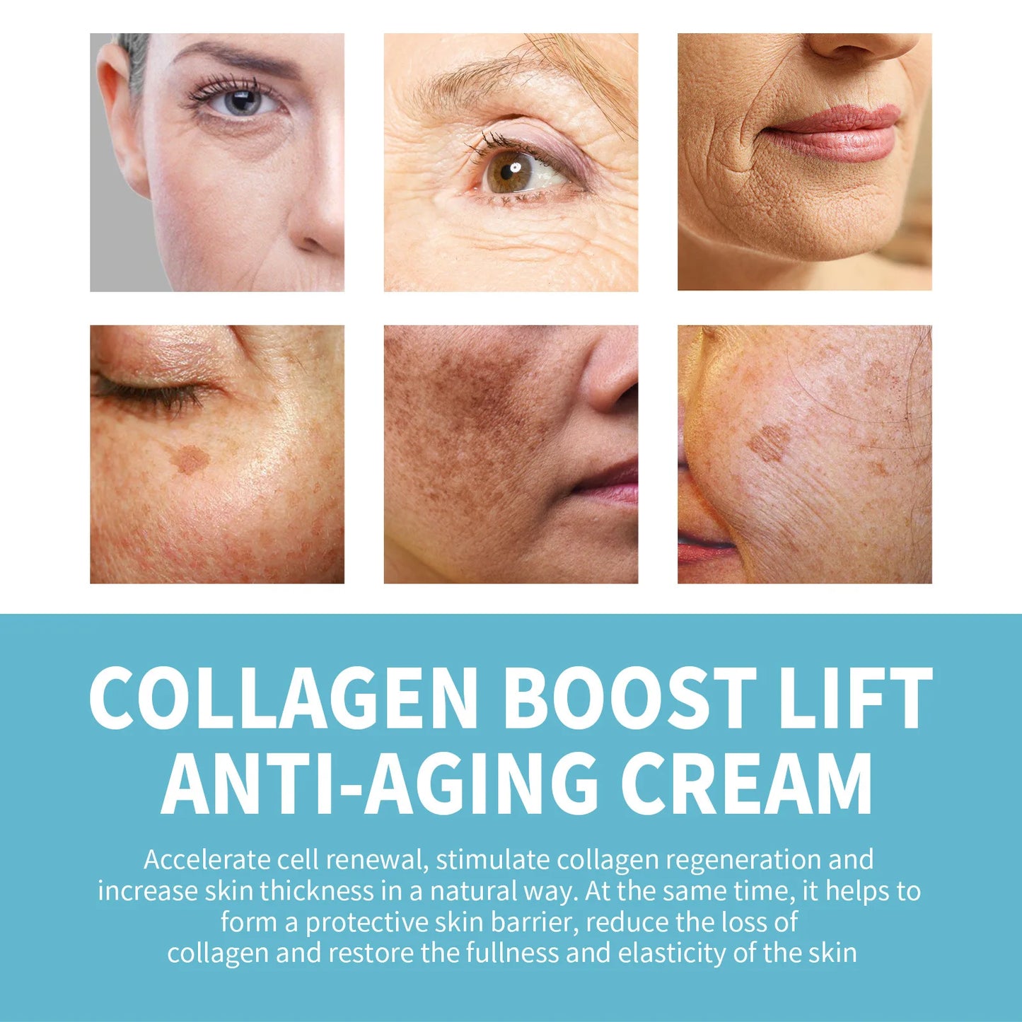 Collagen Anti-Aging Face Cream | Brightening & Deep Hydration