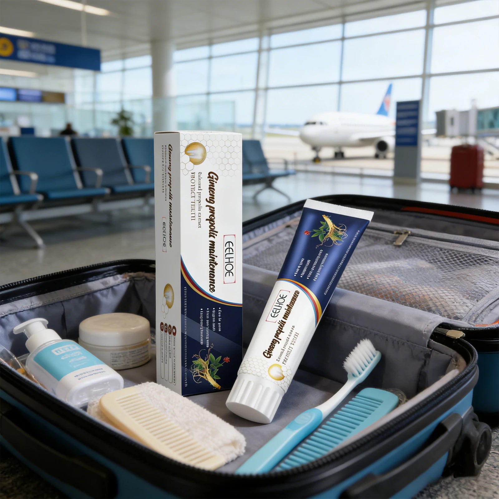 Ginseng Propolis Whitening Toothpaste Effectively Eliminating Bad Breath Remove Plaque Relieve Inflammations Gum Care Toothpaste Peaceful Pleasures Health and Wellness