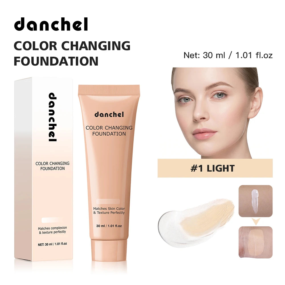 Color Changing Foundation Nourish Repair Skin Deep Hydration Brighten Even Tone Natural Matte Makeup Effect Concealer Foundation Peaceful Pleasures Health and Wellness Light