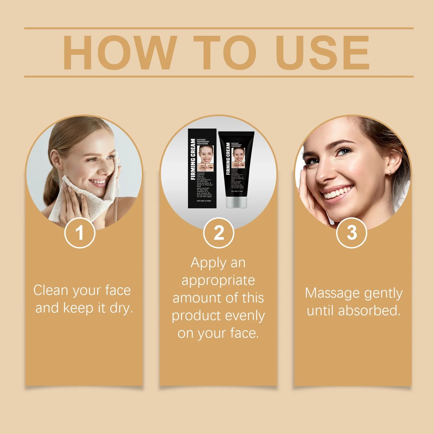 Facial Firming Brightening Cream – Lifting & Smoothing 50g