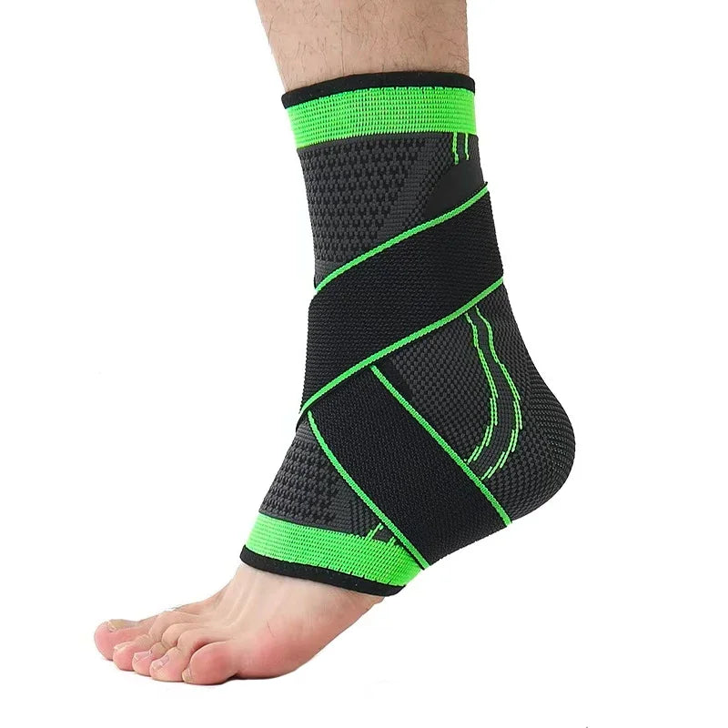 Ankle Protection for Running Basketball and Football with Straps Fixed To Prevent Ankle Sprains Knitted Elastic Shock-absorbing Peaceful Pleasures Health and Wellness