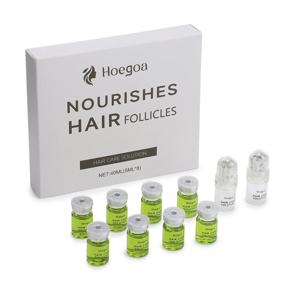 Hair Essential Care Serum Strengthen Roots Reducing Loss Prevent Baldness Nourish Scalp Hair Care Anti-Hair Loss Conditioner Peaceful Pleasures Health and Wellness 1 Set
