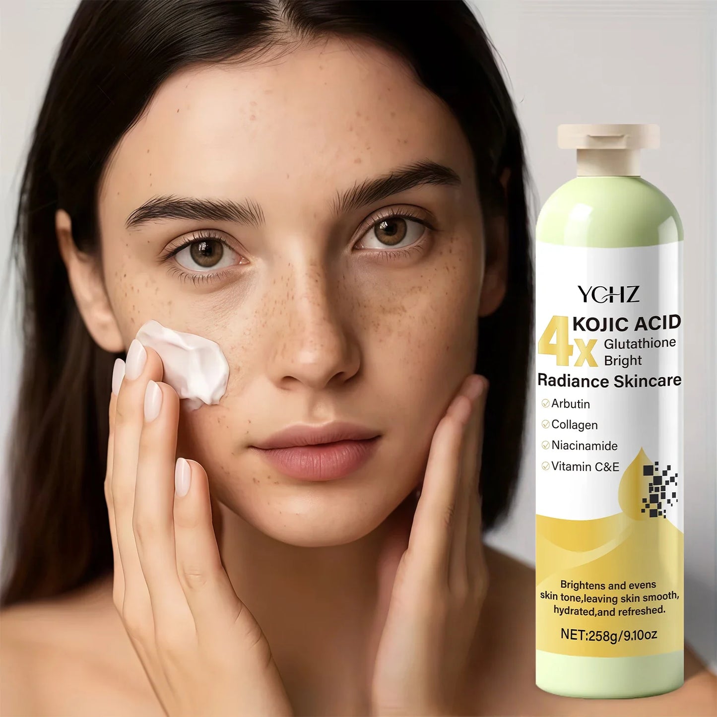 YCHZ Kojic Acid Cream – Dark Spot Corrector & Skin Brightener