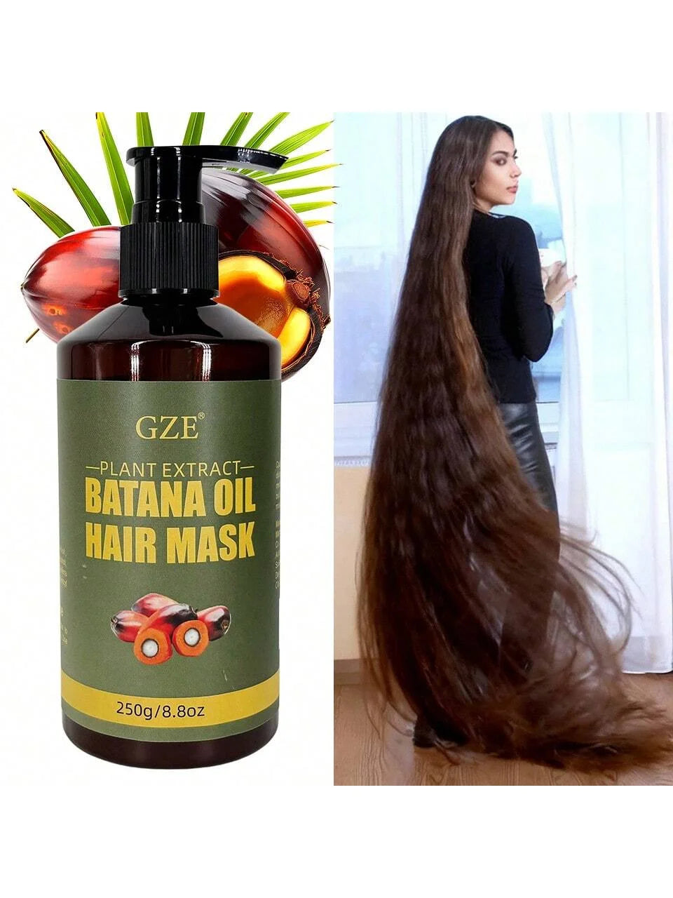 GZE Batana Oil Hair Mask – Deep Repair & Hydration 250g