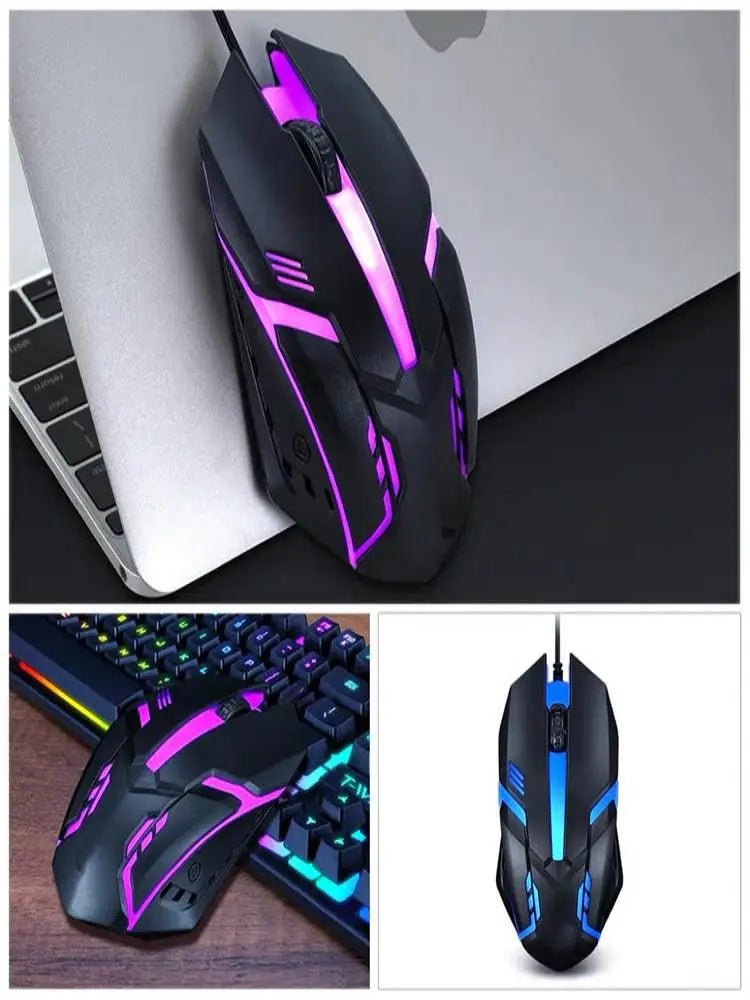 USB Wired RGB Gaming Mouse | Ergonomic 1600 DPI Optical