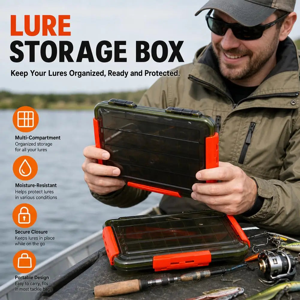 Fishing Tackle Boxes Thickened Waterproof Lure Hook Container Fish Hook Lure Fake Bait Storage Box Fishing Accessories Storage Peaceful Pleasures Health and Wellness