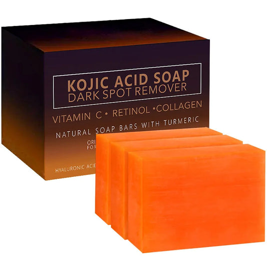 Kojic Acid Soap Ginger Handmade Soap Glutathione Essential Oil Soap Turmeric Soap Peaceful Pleasures Health and Wellness 3