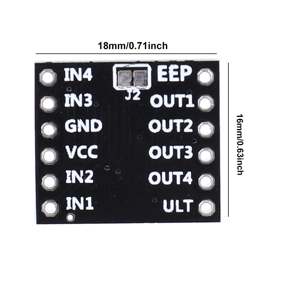 1-5pcs DRV8833 Motor Drive Module 6 Pin DC Gear Motor Driver 1.5A Single H Bridge Silent Stepper Motor Driver for Arduino Peaceful Pleasures Health and Wellness