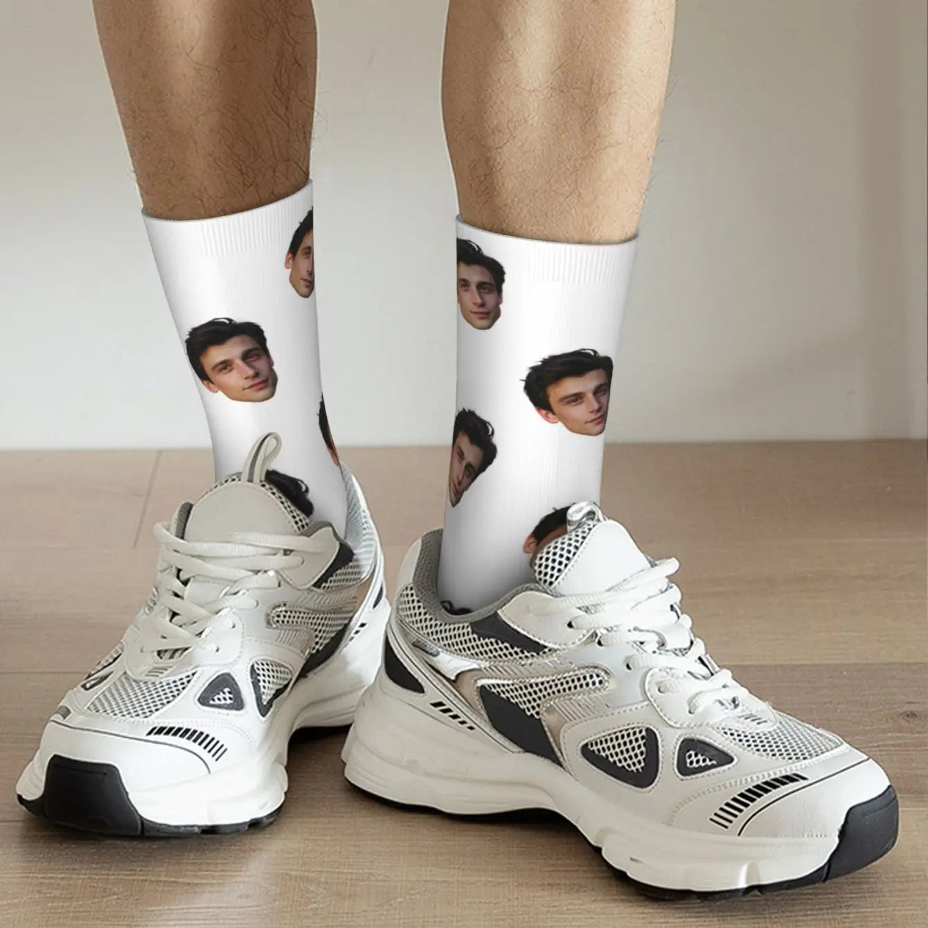 Customized face-shaped socks Unisex customized socks Personalized picture socks Photo socks Customized socks as gifts Peaceful Pleasures Health and Wellness