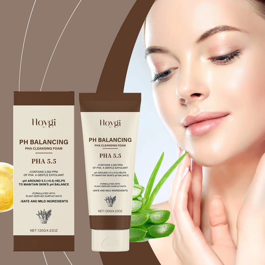 Hydrating Cleansing Foam – Gentle Aloe & Mint Face Wash Facial Cleanser Peaceful Pleasures Health and Wellness