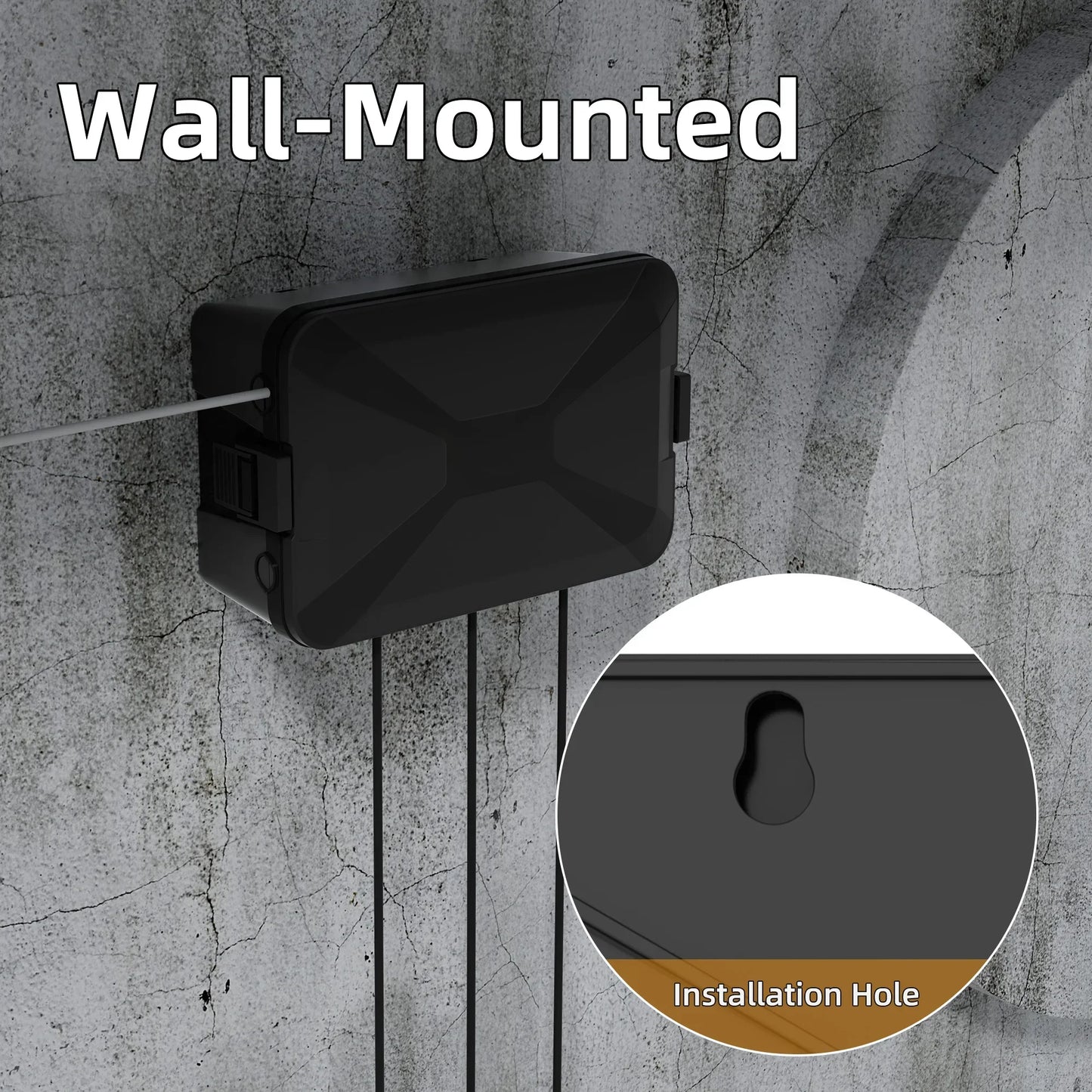 Outdoor Electrical Box | Waterproof Extension Cord Cover Peaceful Pleasures Health and Wellness
