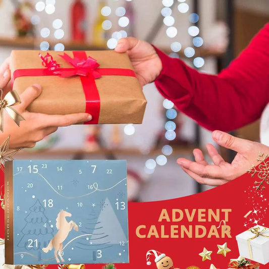 Equestrian Advent Calendar 24-Day Christmas Countdown | Horse Lovers Advent Calendar Peaceful Pleasures Health and Wellness
