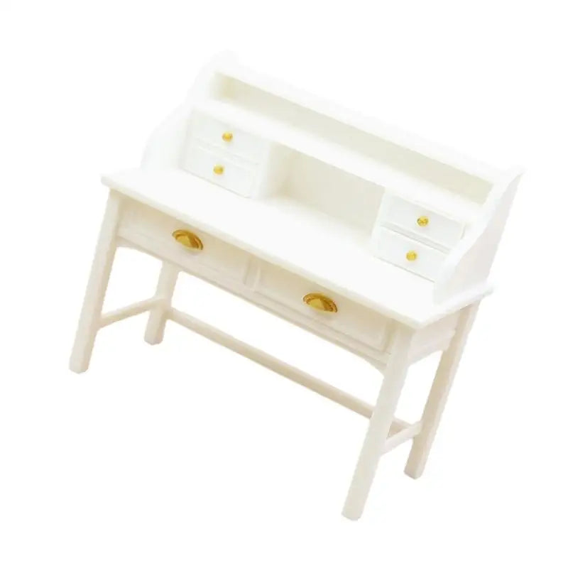 1/12 Scale Miniature Desk | Dollhouse Furniture for Display